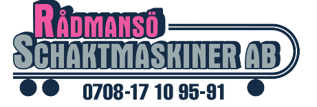 Rådmansö Schaktmaskiner logotyp